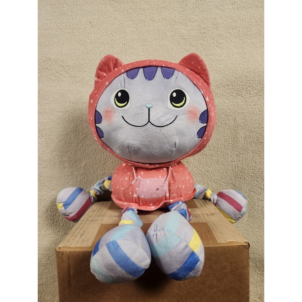 DreamWorks Gabby's Dollhouse DJ Catnip Plush Cuddle Pillow Buddy, 20" x 9.5"